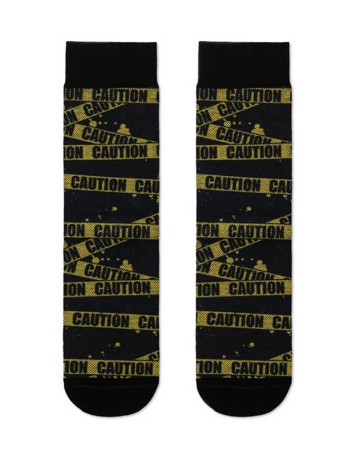 Men's Socks "Caution"