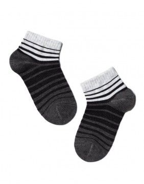 Children's socks "Grey Lines"