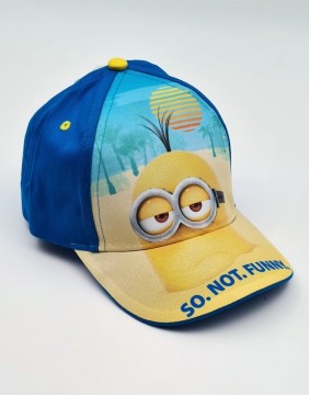 Children's hat "Minions so not funny"