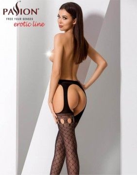 Stockings with belt "Beauty"