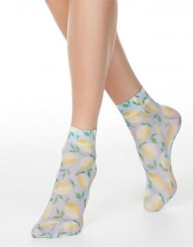 Women's socks "Lemon"
