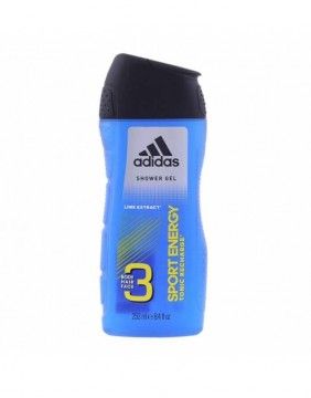 Dušas želejas "Adidas Sport energy 3in1", 250 ml