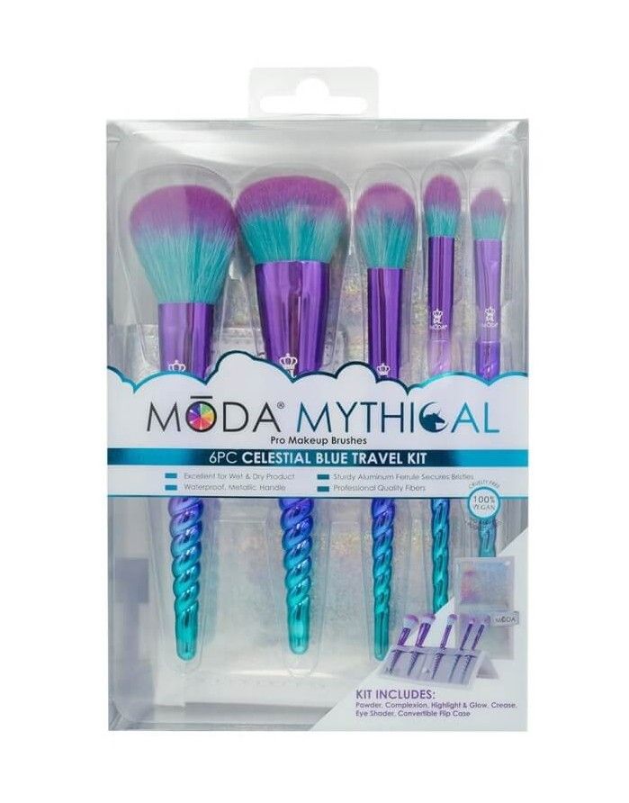 Makeup brush set R&L "Moda mythical set", 5 vnt