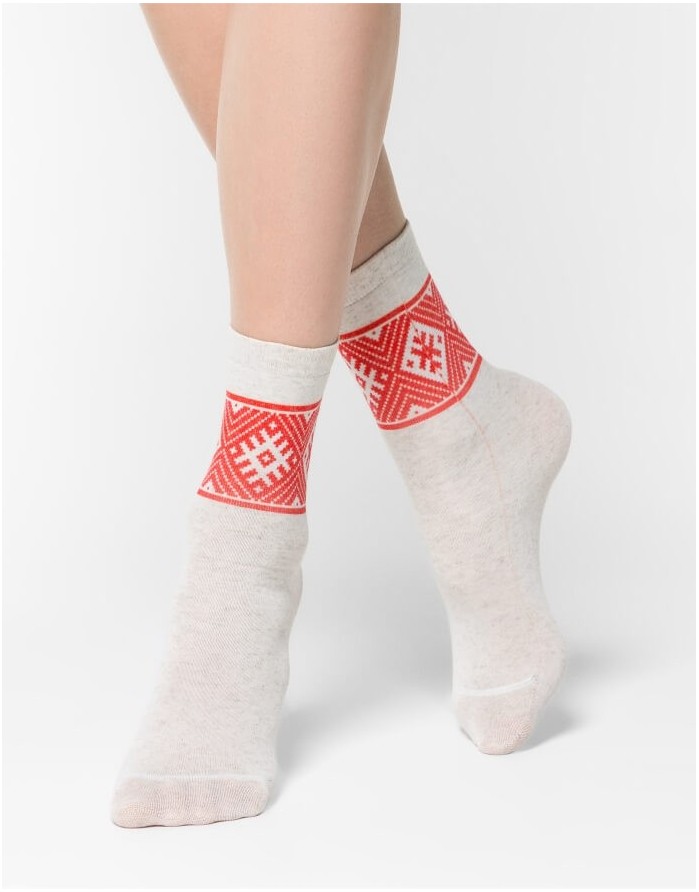 Women's socks "Cream"
