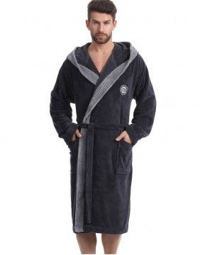 Bathrobe "George Grafit" L&L - 1