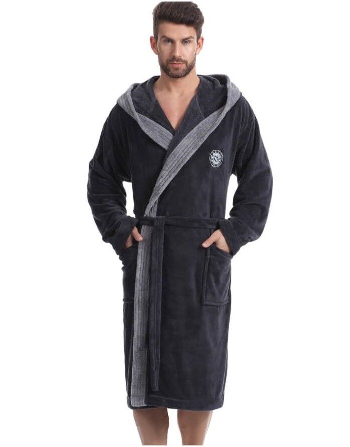 Bathrobe "George Grafit" L&L - 1