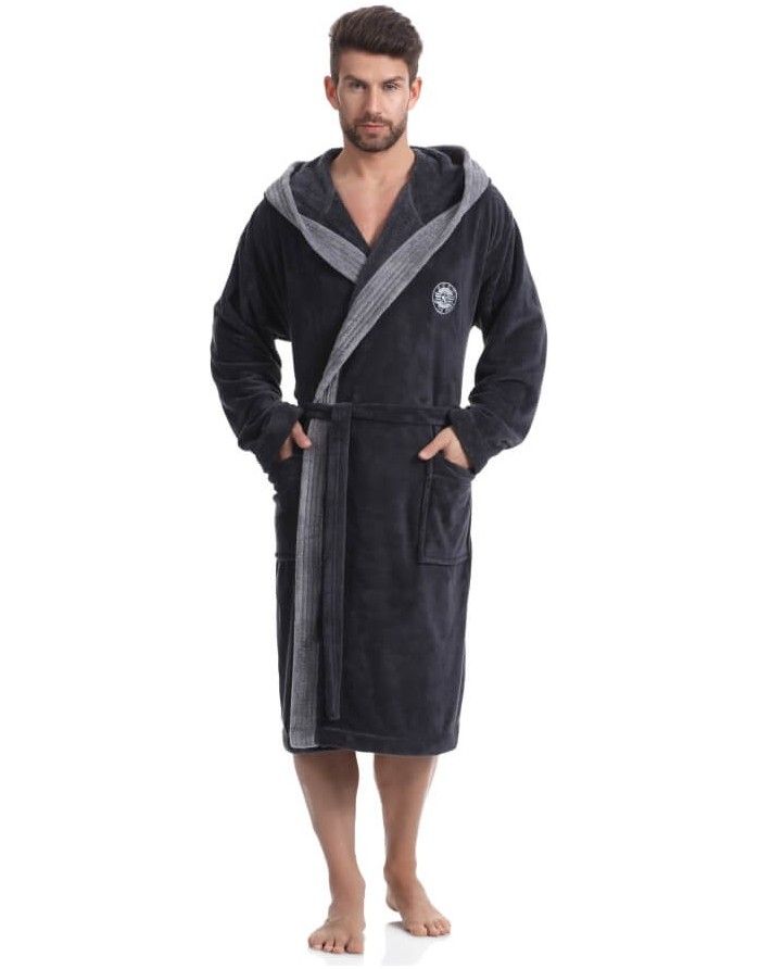 Bathrobe "George Grafit" L&L - 3