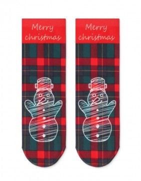 Women's socks "Snowman"