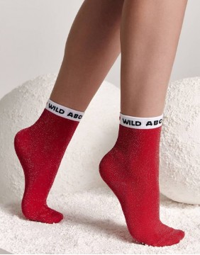 Women's socks "Wild About Santa"