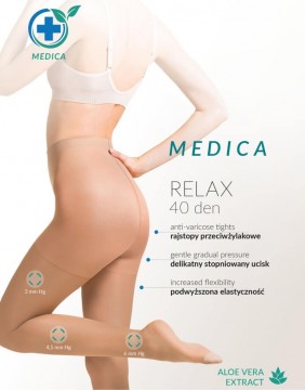 Sieviešu zeķubikse "Medica Relax" 40 Den