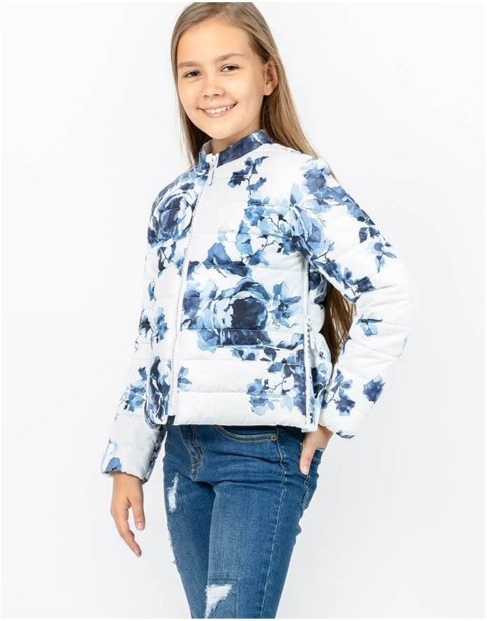 Children's jacket "Blue Flowers"