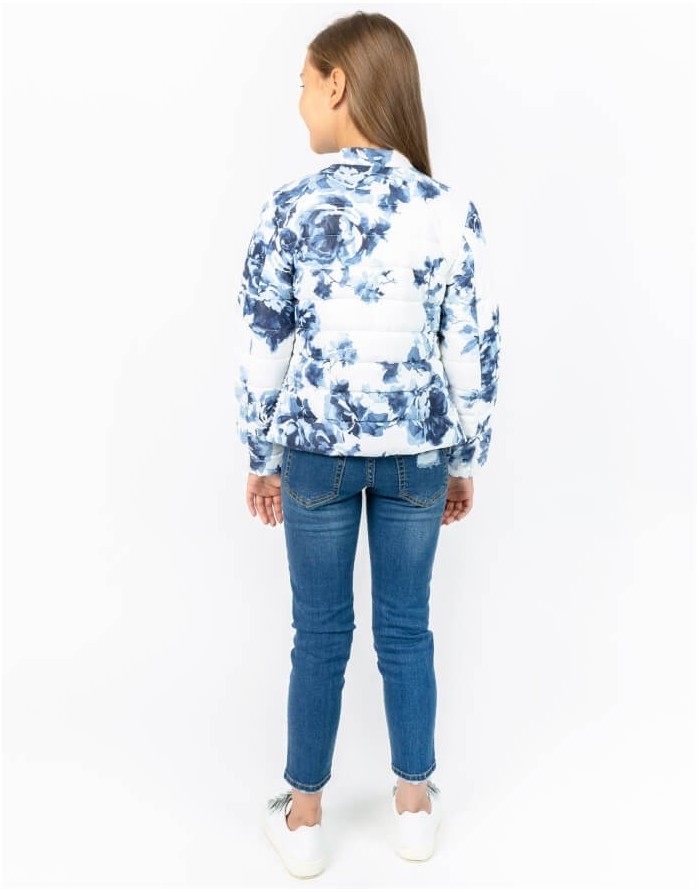 Children's jacket "Blue Flowers"
