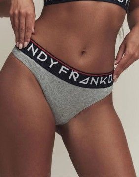 Women's Panties String "St Paul Grey"