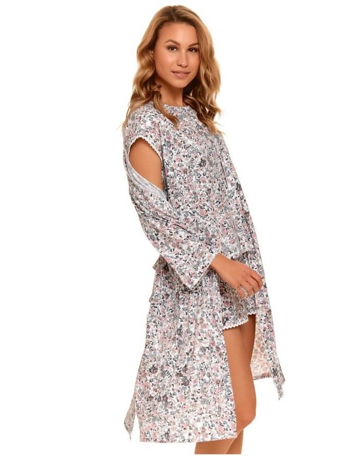 Bathrobe "Rose Flowers"