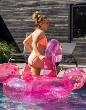 Air mattress "Neon Flamingo"
