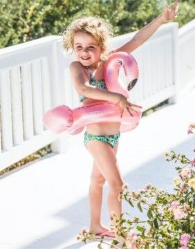 Inflatable wheel "Rose Flamingo"