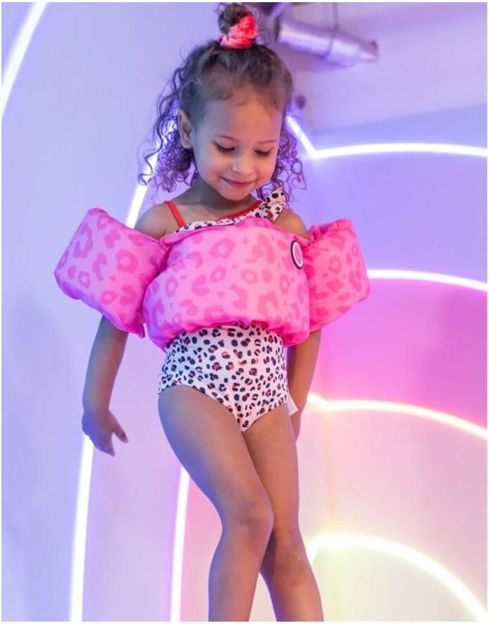 Swimming Vest "Rose Leopard "