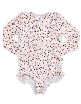 Swimsuit "Leopard Kahki"