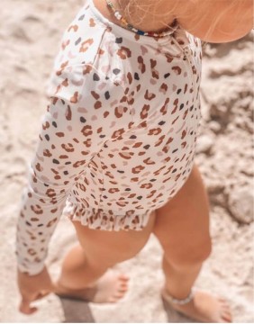 Swimsuit "Leopard Kahki"