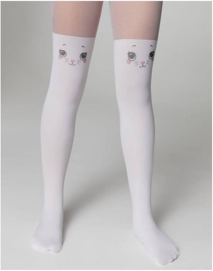 Tights For Children "Cat Bianco" 50 Den