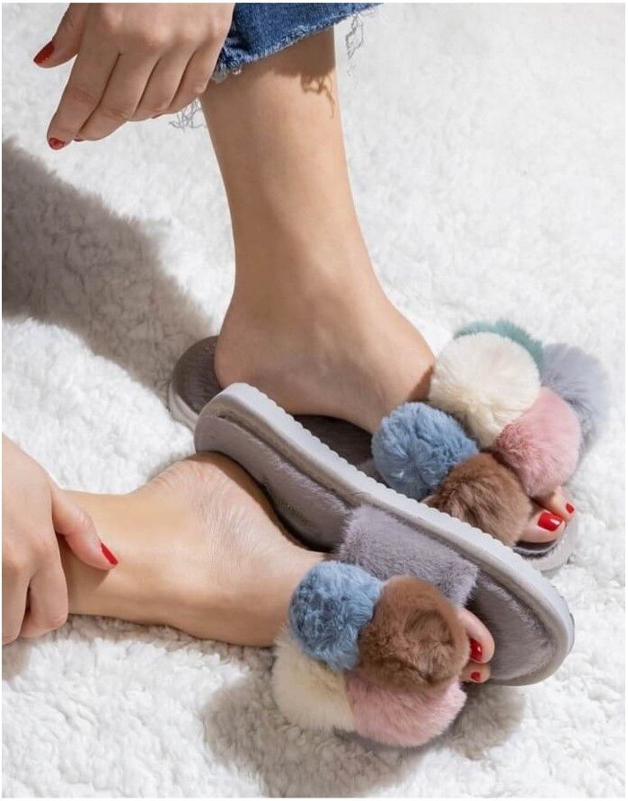 Slippers "Very Pink Chunky Love"