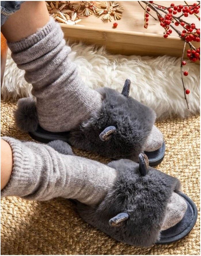 Čības "Fluffy Bunny"
