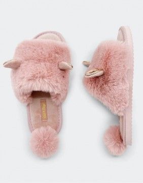 Slippers "Fluffy Bunny Bloom"