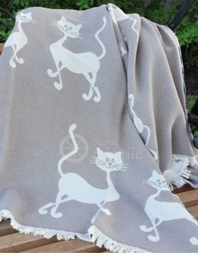 Cotton Blanket "Katės"