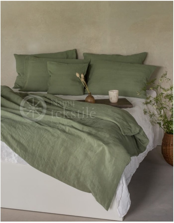 Linen Bedding Set "Leaf"