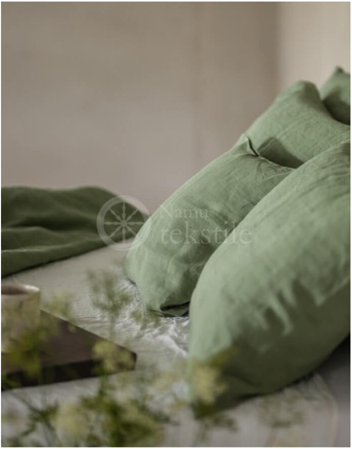 Linen Bedding Set "Leaf"