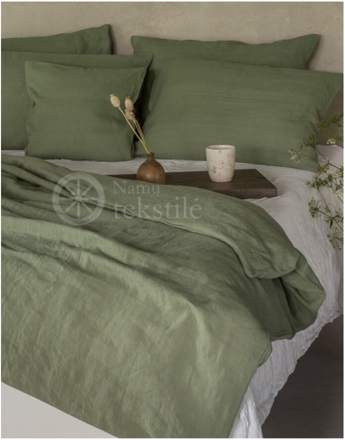 Linen Bedding Set "Leaf"
