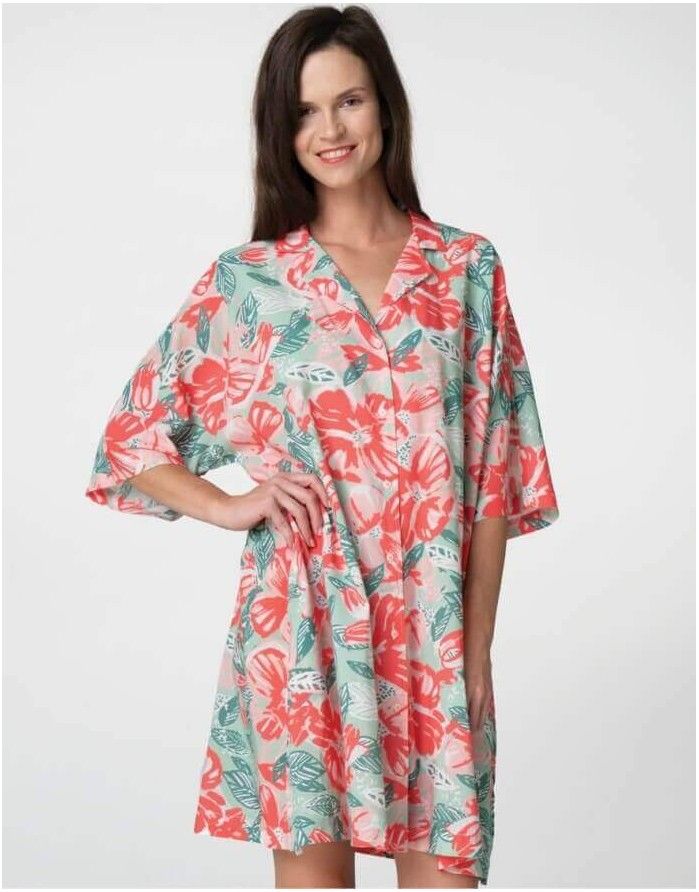 Nightgown "Hibiscus"