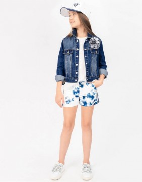 Жакет "Denim with Flower"