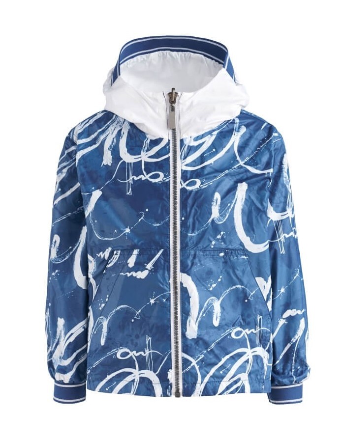 Bērnu abpusēja vējjaka "Silver-Blue"