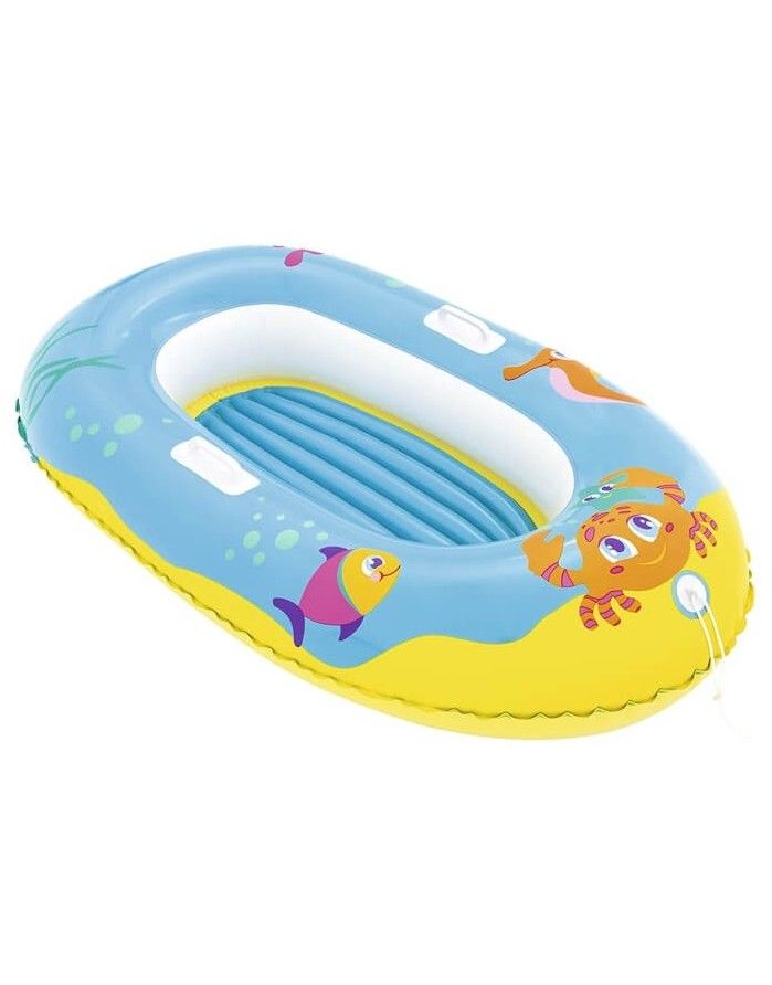 Air mattress "Happy Crustacean Blue"