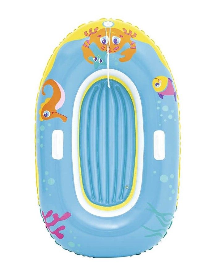 Air mattress "Happy Crustacean Blue"