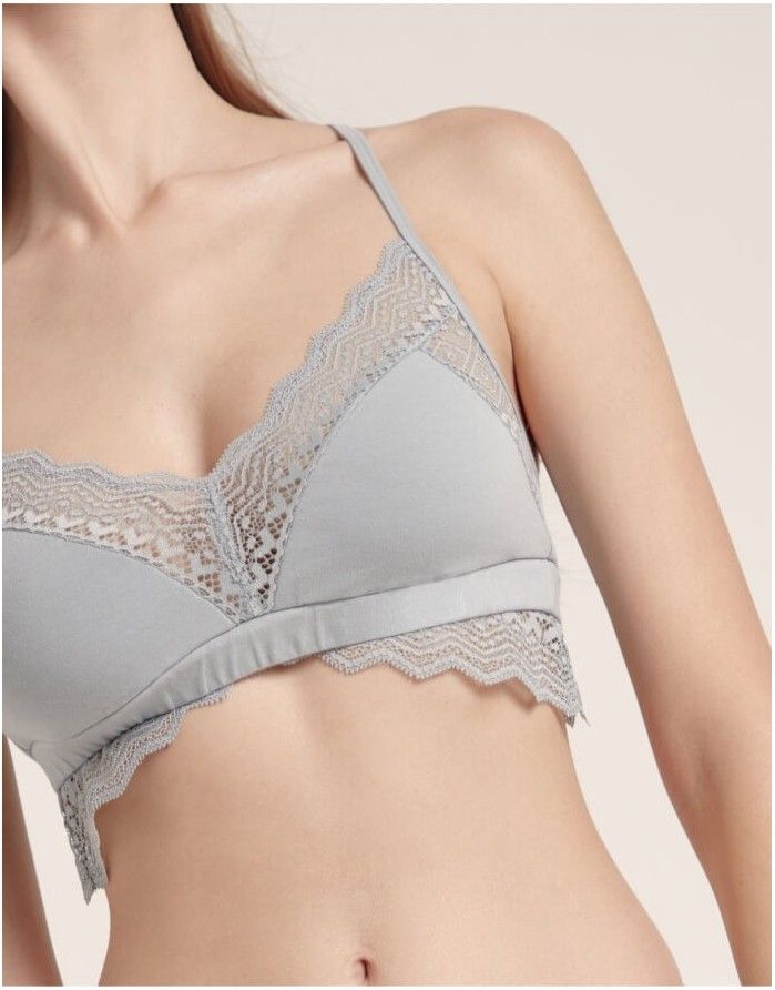 Bra Bralette "Performance Grey-Blue"