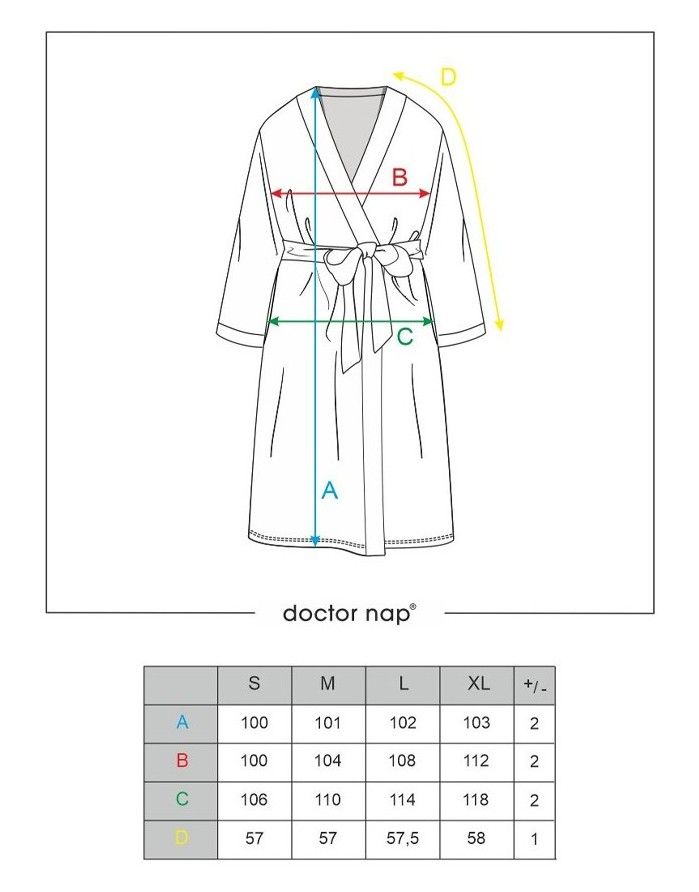 Bathrobe "Rose Flowers"