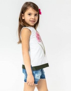 Blouse "Pink Flowers"