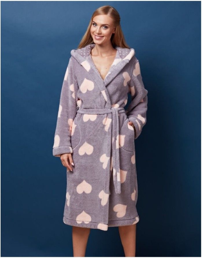 Bathrobe "Kola Pink Heart"