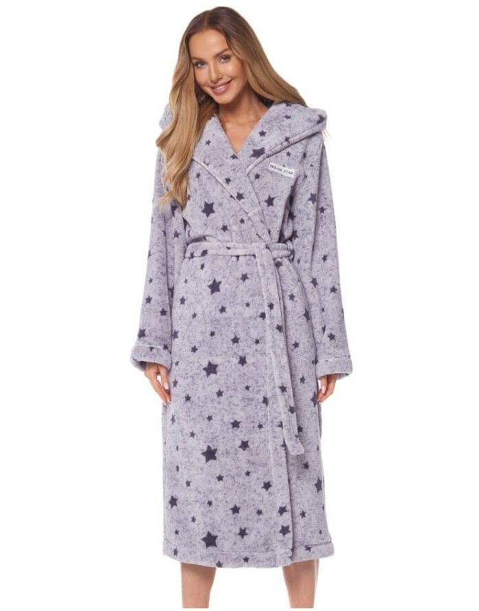 Bathrobe "Grey Stars"