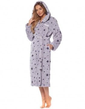 Bathrobe "Grey Stars"