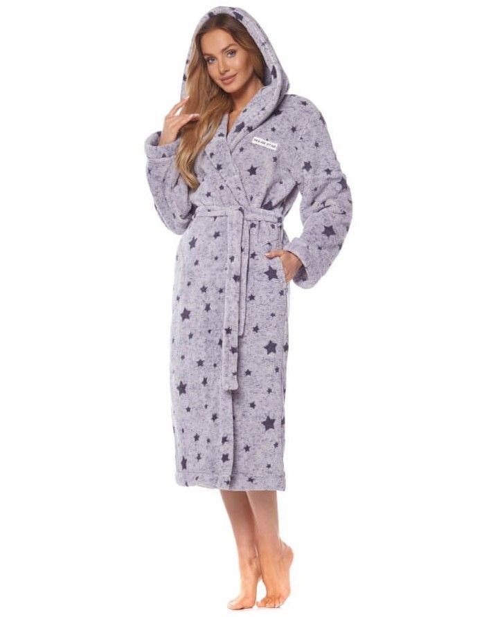 Bathrobe "Grey Stars"