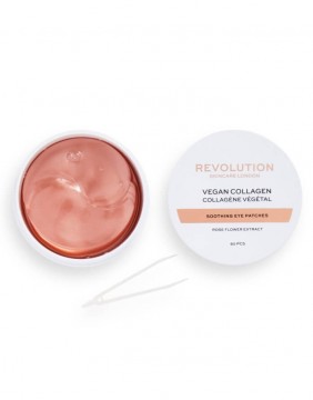 Acu maska REVOLUTION Skincare Vegan Collagen Soothing Eye Patches 60vnt