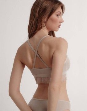 Bra Bralette "Zebra Light"