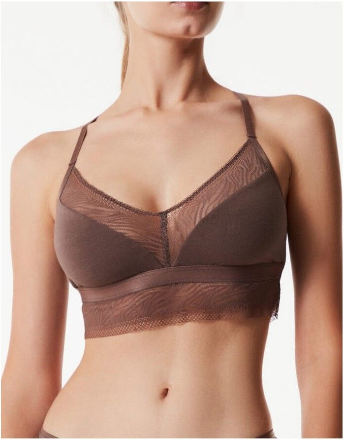 Bra Bralette "Zebra Cappuccino"