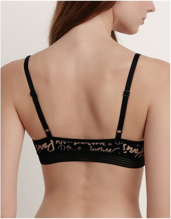 Бюстгальтер Bralette "Poetic Black Coffe"