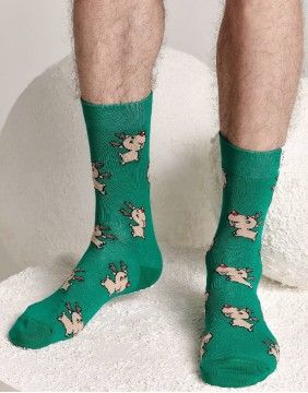 Men's Socks "Happy Deer"