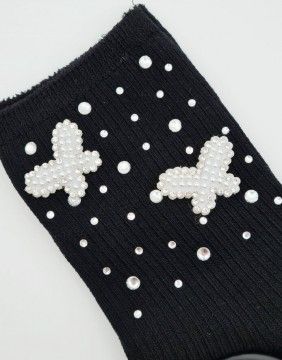Women's socks "Black Puppy"
