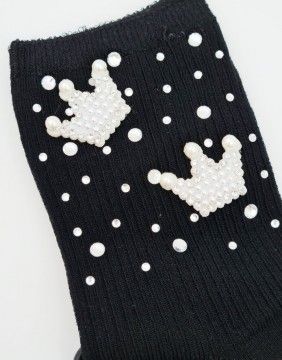 Women's socks "Black Puppy"